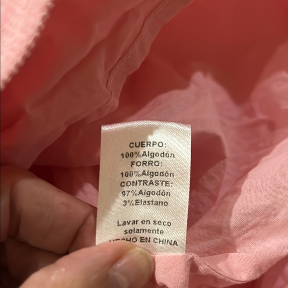 TCEC Pink Fit to Flare Mini Dress with Puff Sleeves. Size Large may run small. - Picture 13 of 15